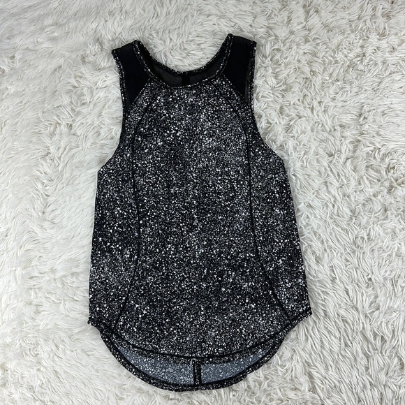 Lululemon Sculpt Tank Splatter Black White - Picture 1 of 4